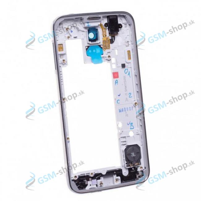 Stred Samsung Galaxy S5 Neo (G903F) strieborn Originl