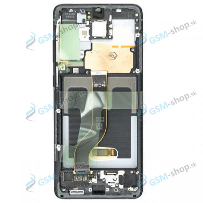 LCD displej Samsung Galaxy S20 Plus (G985, G986) a dotyk s krytom iernym Originl (bez kamery)