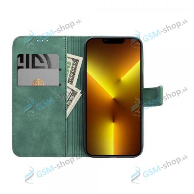 Pzdro TENDER Xiaomi 13 Pro knika zelen s prackou