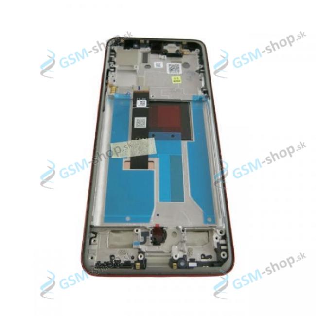 LCD displej Motorola Edge 50 Neo (XT2409) a dotyk s krytom ervenm Originl