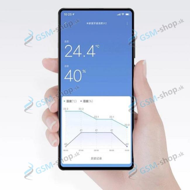 Xiaomi Mi teplomer a monitor vlhkosti 2 LYWSD03MMC biely