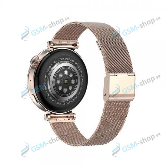 Chytr hodinky Smartwatch Blavec W17 Amber HD AMOLED (SWW17-RG) rose gold a 2 remienky