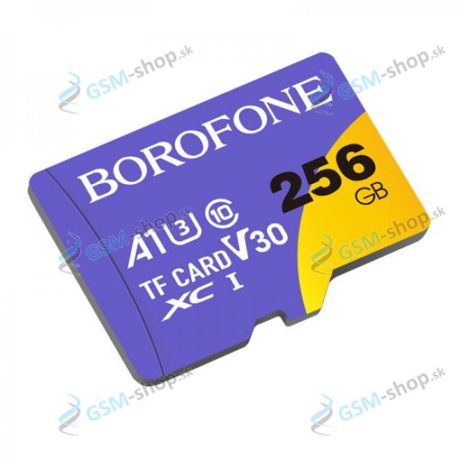 Pamov karta BOROFONE MicroSD SDXC U3 256 GB trieda 10