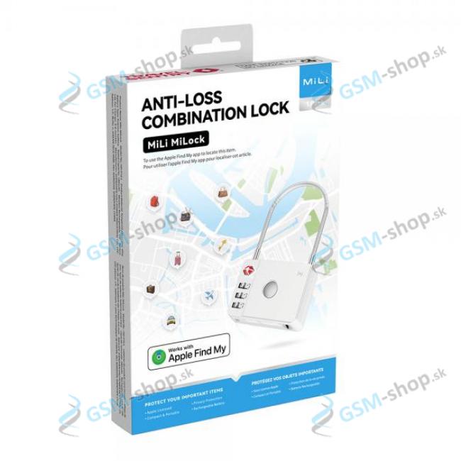 Bluetooth tracker MiLi GPS HD-P16-L (pre Apple) biely