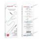 K�bel BOROFONE BL10 AUX Jack 3,5 mm - Jack 3,5 mm biely 1 meter - n�h�ad 2 z 2