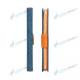 P�zdro CANVAS Samsung Galaxy A03s (A037G) kni�ka modr� - n�h�ad 2 z 3