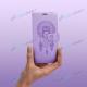 P�zdro MEZZO iPhone 14 kni�ka fialov� Dreamcatcher - n�h�ad 3 z 3