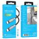 Datak�bel BOROFONE BU40 ADVANTAGE USB-C a USB-C 60W 1,2 metra �ierny 3A - n�h�ad 4 z 4