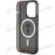 P�zdro Karl Lagerfeld IML Ikonik KLHMP15LHFCKNOK iPhone 15 Pro Magsafe �ierne - n�h�ad 3 z 3