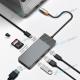 Adapt�r WiWU Linker A721HD 7v1 PD 100W USB-C siv� - n�h�ad 3 z 4