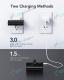 PowerBank VEGER W0558 so vstavan�m konektorom a LED indik�torom USB-C PD QC3.0 3A 20W PlugOn �ierna 5000 mAh - n�h�ad 2 z 5