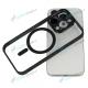 P�zdro silik�n ACRYLIC COLOR MAGSAFE iPhone 15 �ierne - n�h�ad 2 z 4