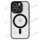 P�zdro silik�n ACRYLIC COLOR MAGSAFE iPhone 14 �ierne - n�h�ad 4 z 4