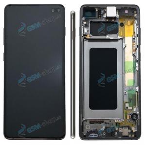 LCD displej Samsung Galaxy S10 Plus (G975) a dotyk s krytom iernym Originl