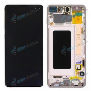 LCD displej Samsung Galaxy S10 Plus (G975) a dotyk s krytom Ceramic White Originl