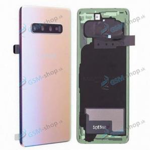 Kryt Samsung Galaxy S10 Plus (G975) batrie strieborn Originl