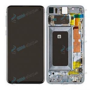 LCD displej Samsung Galaxy S10 Plus (G975) a dotyk s krytom bielym Originl