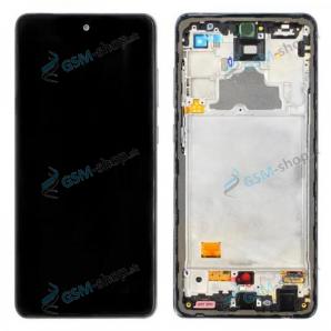 LCD displej Samsung Galaxy A72 (A725) a dotyk s krytom iernym Originl