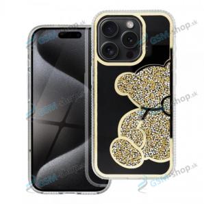 Ochrann kryt TEDDY BEAR iPhone 16 Pro zlat