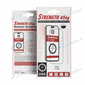 Tvrden� sklo ULTRA STRONG Samsung Galaxy S26 5G (S942) s odtla�kom prsta �ierne