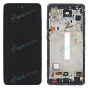 LCD displej Samsung Galaxy A52s 5G (A528) a dotyk s krytom fialovm Originl