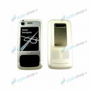 Kryt Nokia 6110 Navigator predn a zadn biely Originl