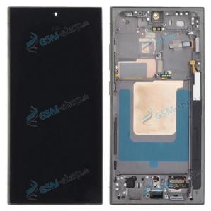 LCD displej Samsung Galaxy S24 Ultra (S928) s krytom a dotyk ierny Originl