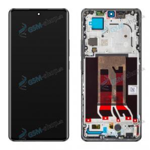 LCD displej OPPO Reno10 Pro 5G a dotyk s rmom fialovm Originl