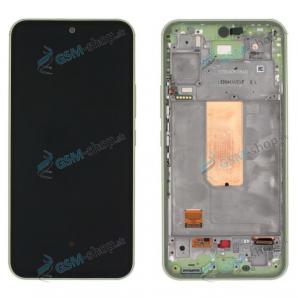 LCD displej Samsung Galaxy A54 5G (A546) a dotyk s krytom zelenm Originl