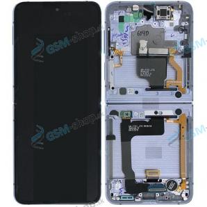 LCD displej Samsung Galaxy Z Flip 4 5G (F721) vntorn modr Originl