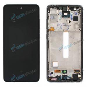 LCD displej Samsung Galaxy A52s 5G (A528) a dotyk s krytom iernym Originl