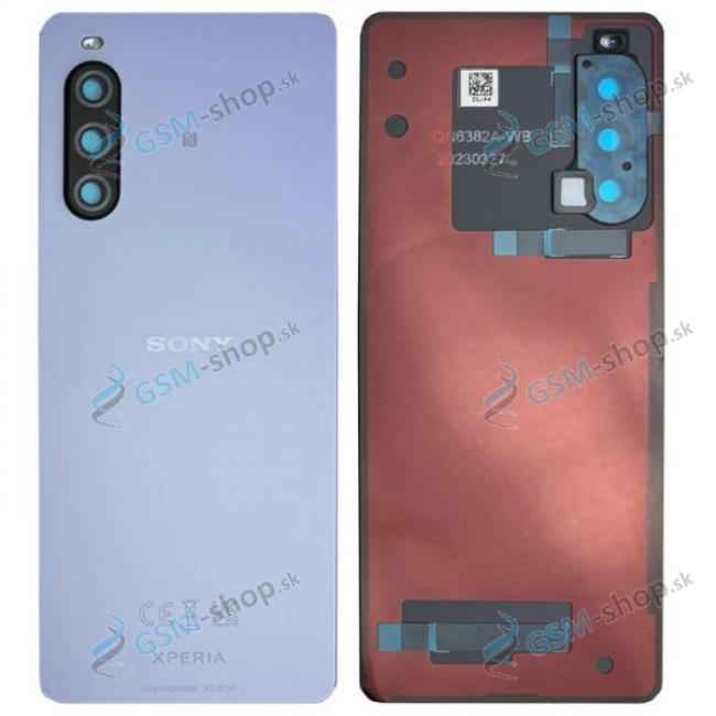 Kryt Sony Xperia 10 V zadn batriov fialov Originl