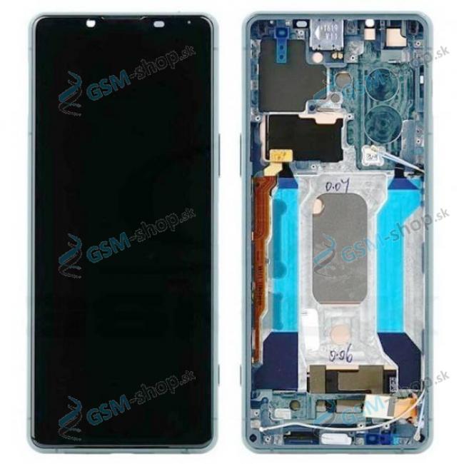 LCD displej Sony Xperia 5 III a dotyk s krytom zelenm Originl