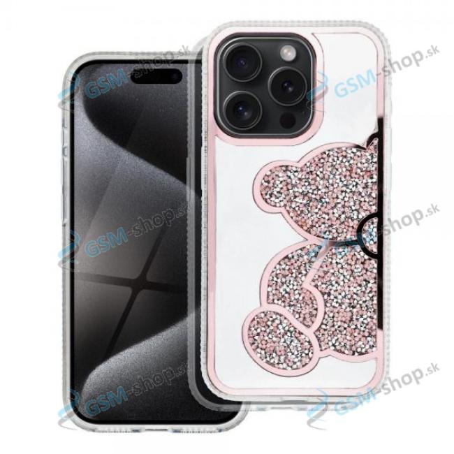 Ochrann kryt TEDDY BEAR iPhone 16 Pro ruov