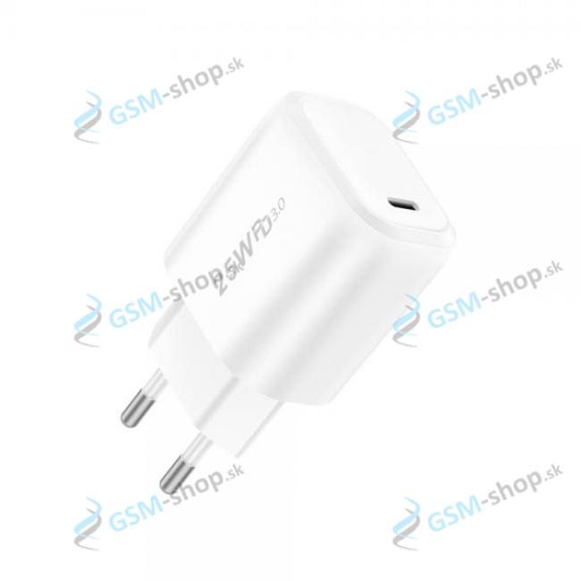 Nabjaka FONENG EU40 QC 3.0 PD 25W USB-C 3A biela