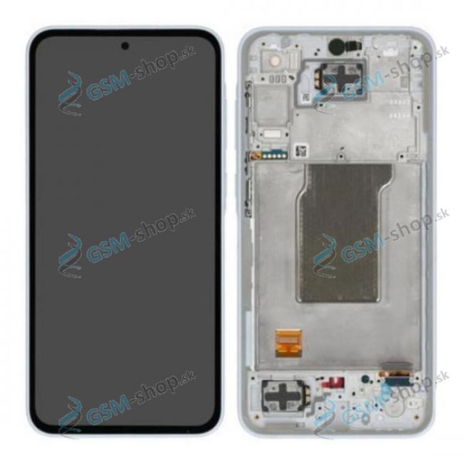 LCD displej Samsung Galaxy A35 5G (A356) a dotyk s krytom modrm Originl