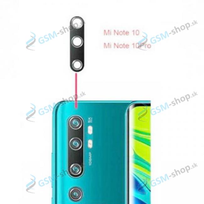 Sklko kamery Xiaomi Mi Note 10, Mi Note 10 Pro ierne OEM