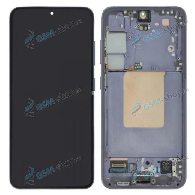 LCD displej Samsung Galaxy S24 (S921) s krytom a dotyk fialov Originl