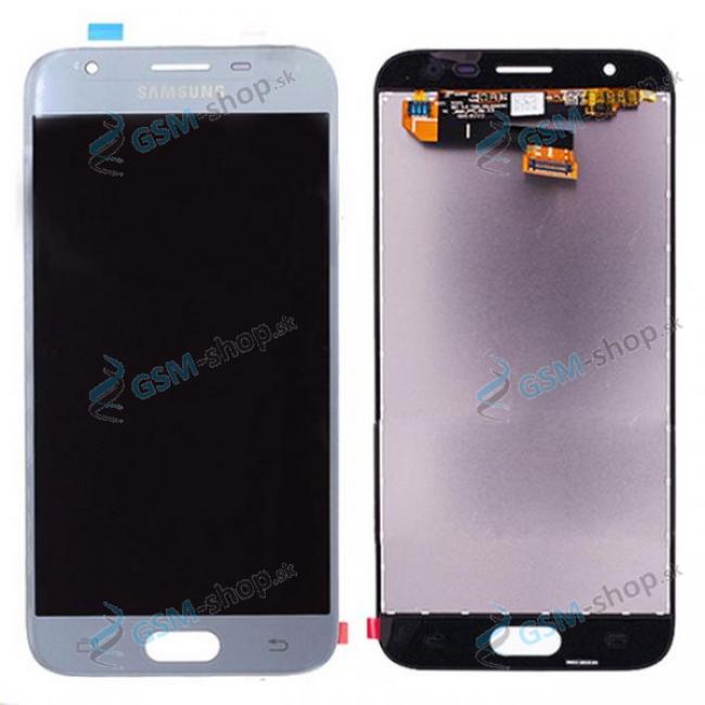 LCD displej Samsung Galaxy J3 2017 (J330) a dotyk strieborn Originl