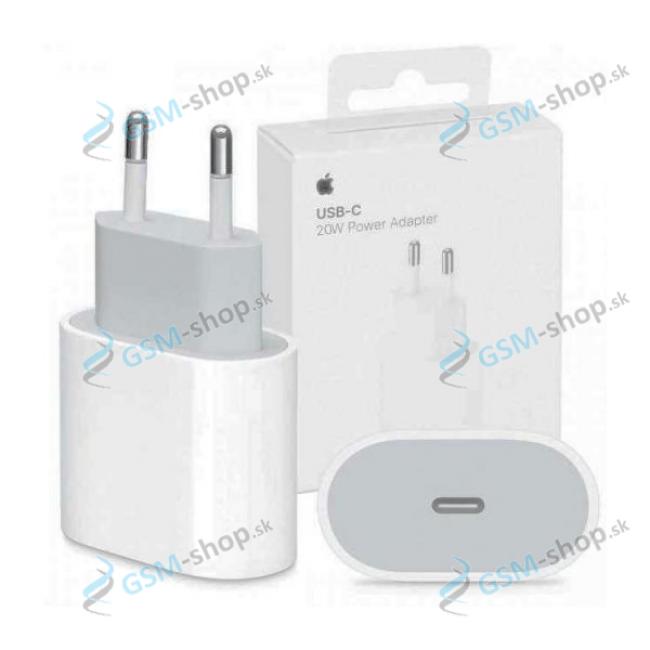 Adaptr Apple MHJ83ZMA 20W USB-C Originl blister biely