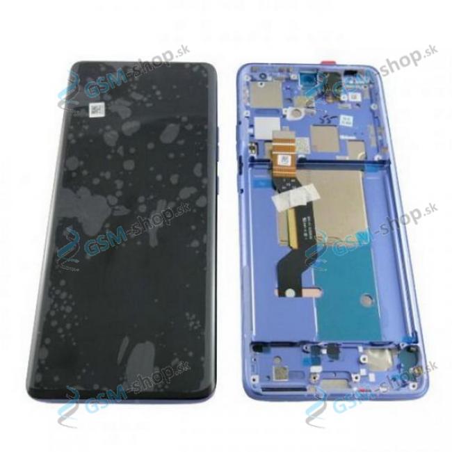 LCD displej Motorola Edge 50 Pro (XT2403) a dotyk s krytom fialovm Originl