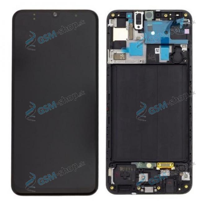 LCD displej Samsung Galaxy A50 (A505F) a dotyk ierny s krytom Originl