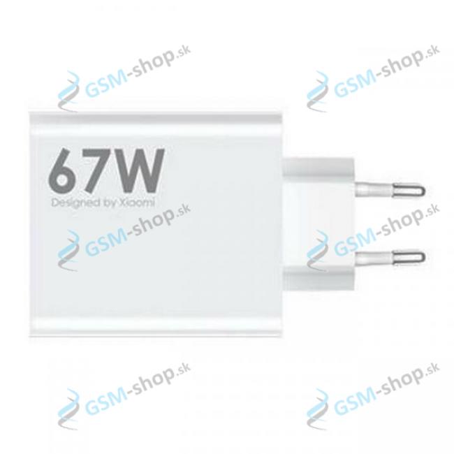 USB adaptr do siete Xiaomi MDY-14 EW USB-A (67W) biely