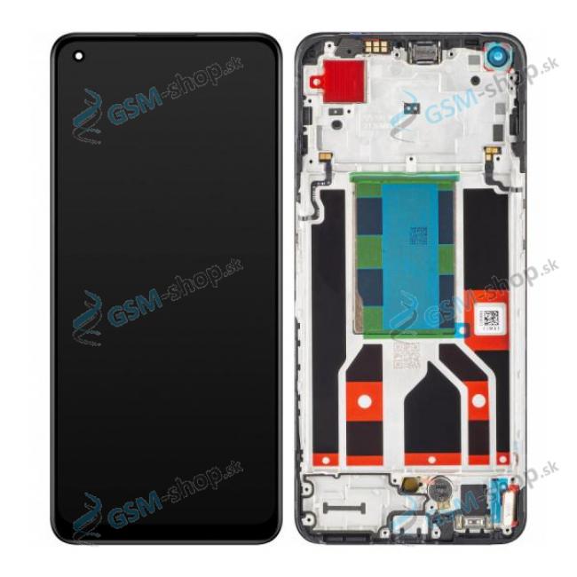 LCD displej OPPO Reno8 5G a dotyk s rmom ierny Originl