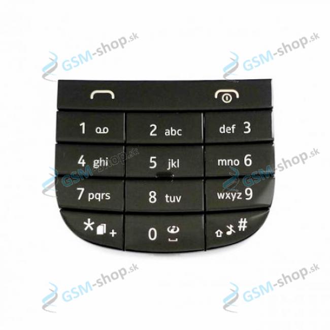 Klvesnica Nokia Asha 202 ierna Originl