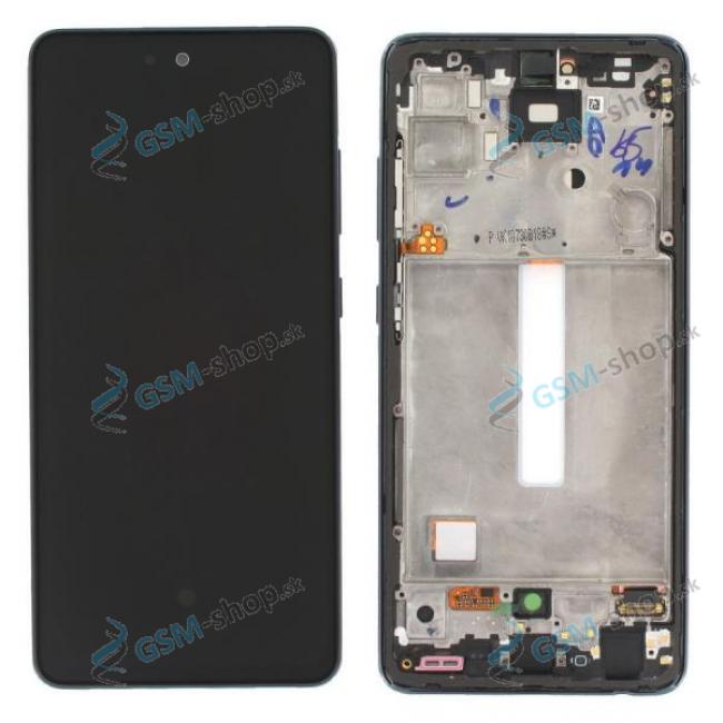 LCD displej Samsung Galaxy A52, A52 5G a dotyk s krytom fialovm Originl