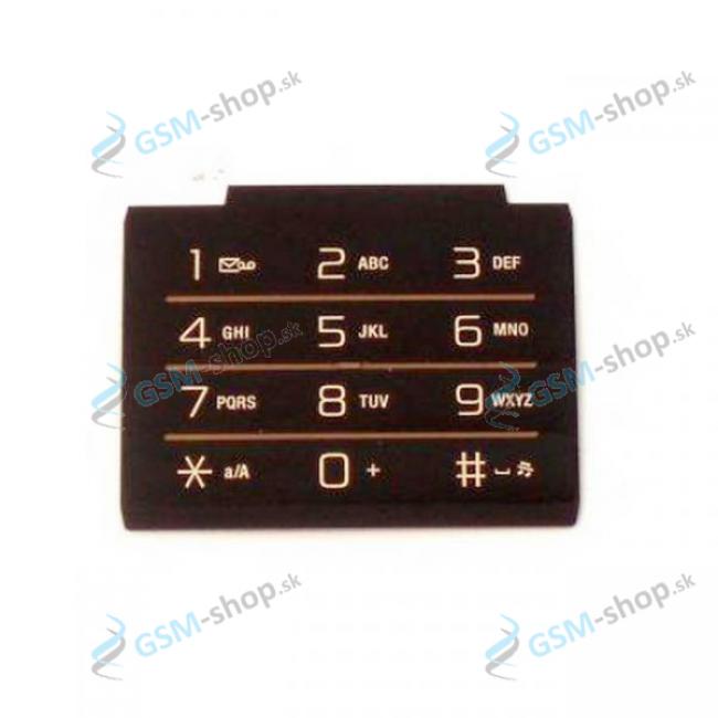 Klvesnica SonyEricsson C905 ierna gold vek Originl