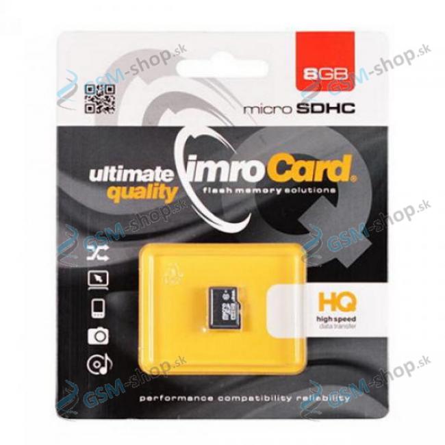 Pamov karta IMRO MicroSD 8 GB SDHC trieda 10