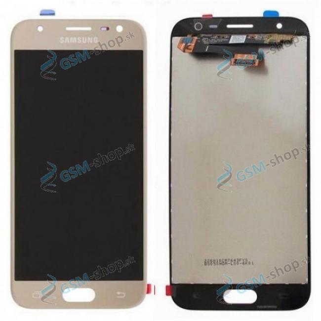 LCD displej Samsung Galaxy J3 2017 (J330) a dotyk zlat Originl