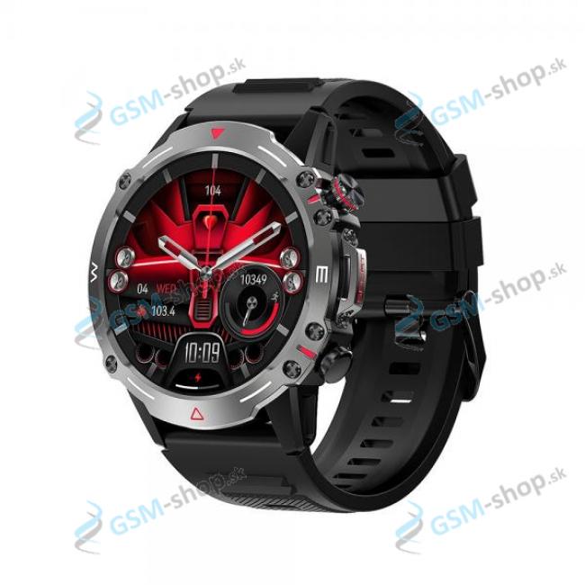 Chytr hodinky Blavec Smartwatch M07 Raptor HD AMOLED (SWM07-B) ierne